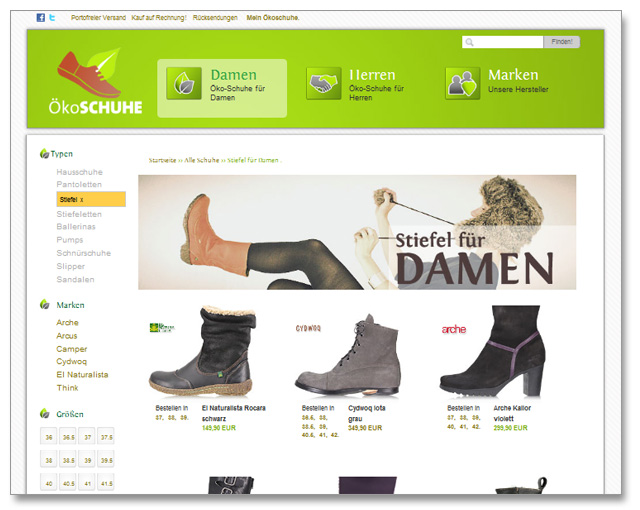Ökoschuhe Shop