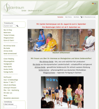 Seidentraum Onlne-Shop