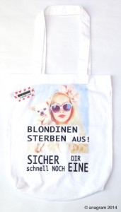 anagram - Stoffbeutel Blondinen